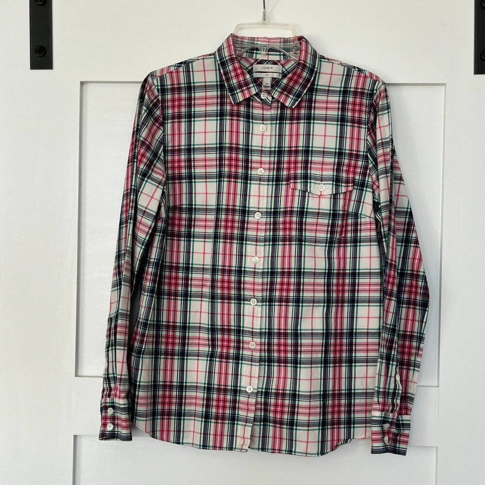 JCREW Plaid Button Down Shirt